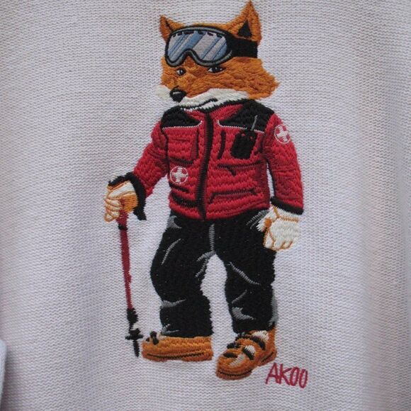 Akoo Slick Patrol Textured Knit Crew Neck Sweater Unisex - Picture 4 of 11